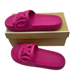 Michael Kors Women's Slide Sandals Pink Size 10 Casual Summer